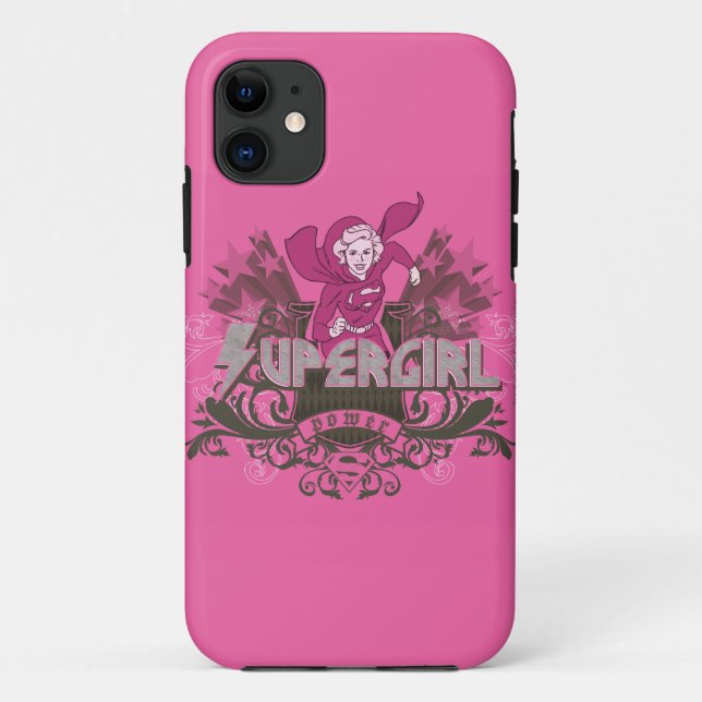 Capa Para iPhone Da Case-Mate Supergirl Power 2 (Verso)
