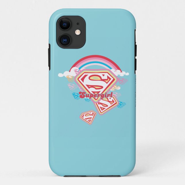 Capa Para iPhone Da Case-Mate Supergirl Rainbow 2 (Verso)