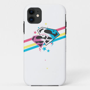 Capa Para iPhone Da Case-Mate Supergirl Rainbow Stripes
