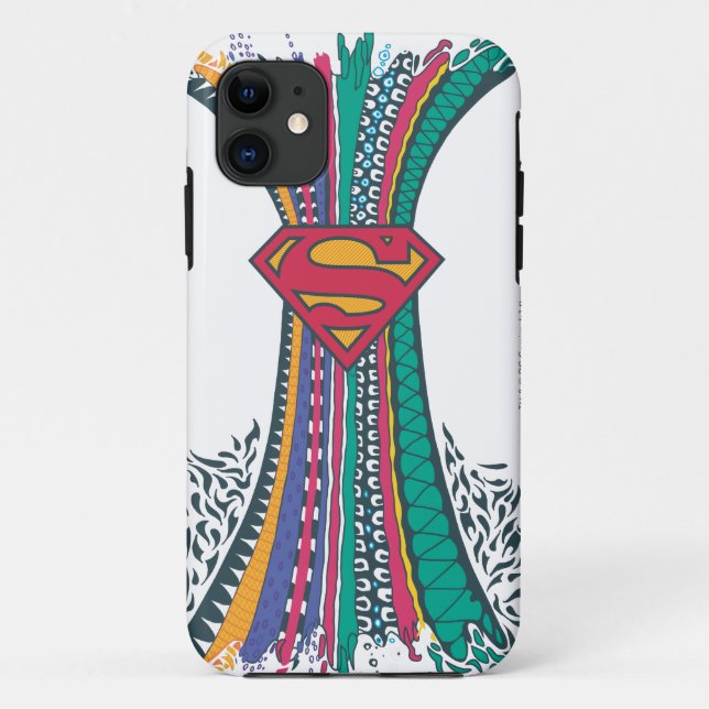 Capa Para iPhone Da Case-Mate Supergirl Random World 4 (Verso)