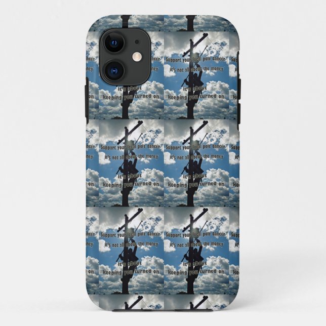Capa Para iPhone Da Case-Mate Suporte a seu Lineman (Verso)