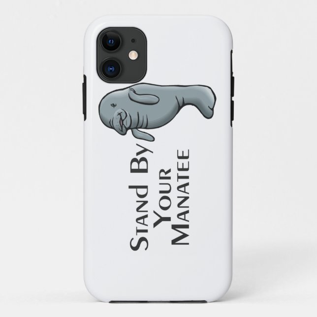Capa Para iPhone Da Case-Mate Suporte por seu peixe-boi (Verso)