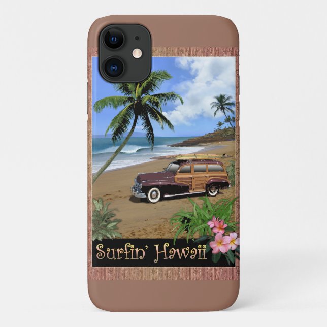 Capa Para iPhone Da Case-Mate Surfin' Hawaii (Verso)