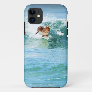 Capa Para iPhone Da Case-Mate Surfista do esquilo no mar