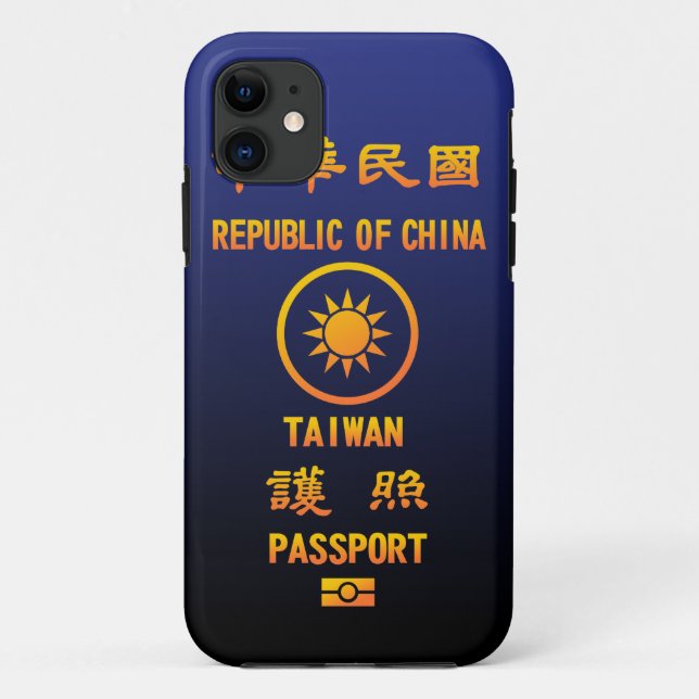 Capa Para iPhone Da Case-Mate Taiwan Passport (Verso)