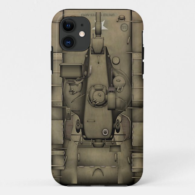Capa Para iPhone Da Case-Mate Tanque M60A2 (Verso)