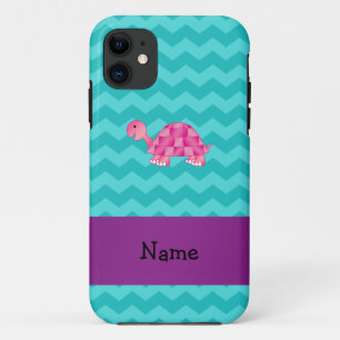 Capa Para iPhone Da Case-Mate Tartaruga cor-de-rosa conhecida personalizada