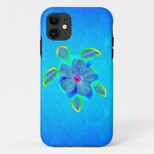 Capa Para iPhone Da Case-Mate Tartaruga e hibiscus tropicais de Honu
