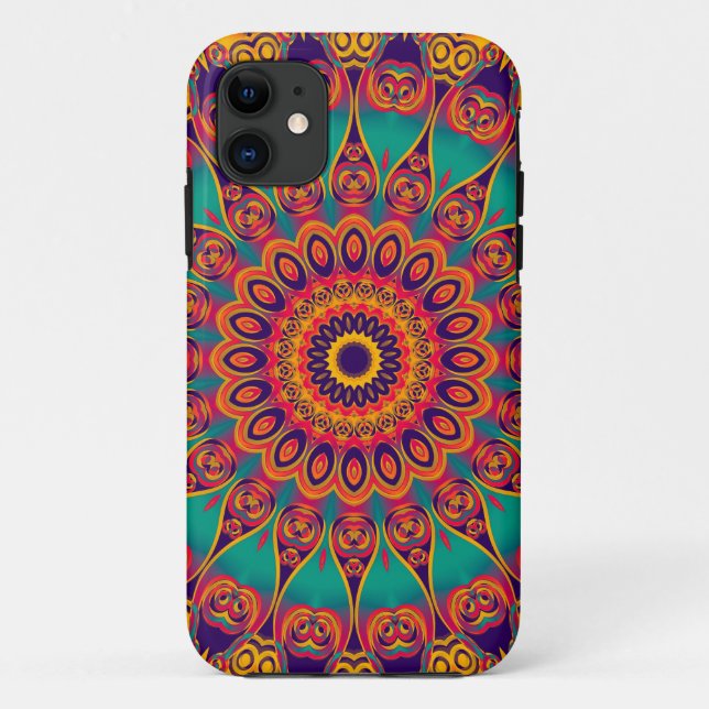Capa Para iPhone Da Case-Mate Tatuagem Caleidoscópio Fractal (Verso)