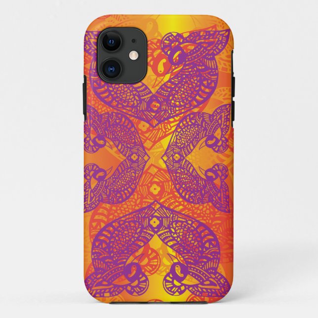 Capa Para iPhone Da Case-Mate Tatuagem Tribal de Pássaro (Verso)