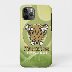 Capa Para iPhone Da Case-Mate Taurus, sigla de terra, verde-castanho-zodiano