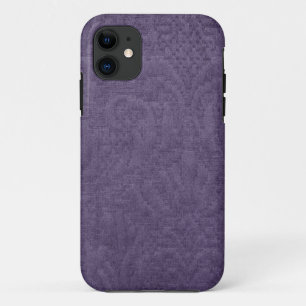 Capa Para iPhone Da Case-Mate Tecido roxo do damasco
