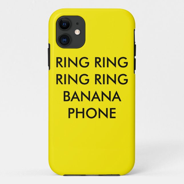 Capa Para iPhone Da Case-Mate Telefone da banana (Verso)