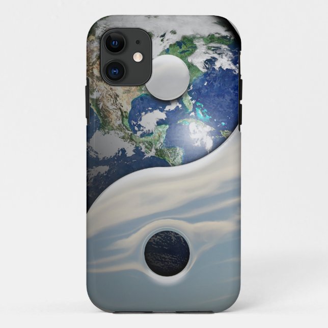 Capa Para iPhone Da Case-Mate Terra Yin e símbolo de Yang (Verso)