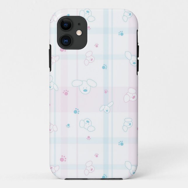 Capa Para iPhone Da Case-Mate Teste padrão bonito com cães (Verso)