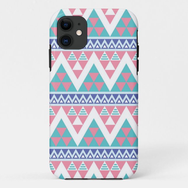 Capa Para iPhone Da Case-Mate Teste padrão colorido asteca tribal (Verso)
