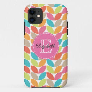 Capa Para iPhone Da Case-Mate Teste padrão colorido moderno Monogrammed