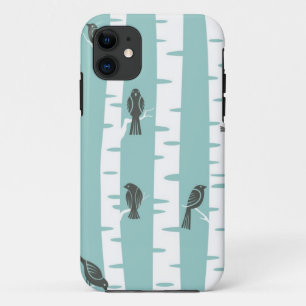 Capa Para iPhone Da Case-Mate Teste padrão com pássaros e árvores