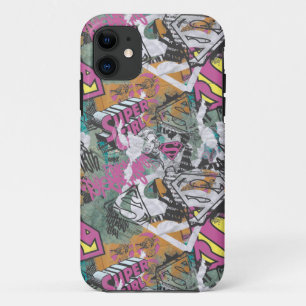 Capa Para iPhone Da Case-Mate Teste padrão cómico 10 das alcaparras de Supergi