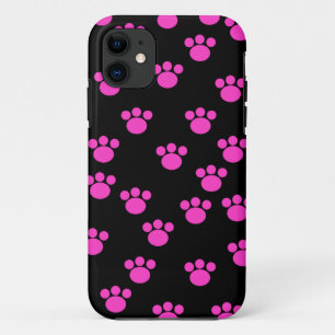 Capa Para iPhone Da Case-Mate Teste padrão cor-de-rosa e preto brilhante do