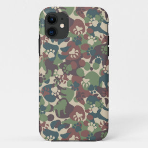 Capa Para iPhone Da Case-Mate Teste padrão da camuflagem do cão
