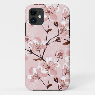 Capa Para iPhone Da Case-Mate Teste padrão de flores da flor de cerejeira