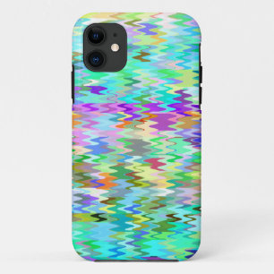 Capa Para iPhone Da Case-Mate Teste padrão de onda colorido #2 do mosaico