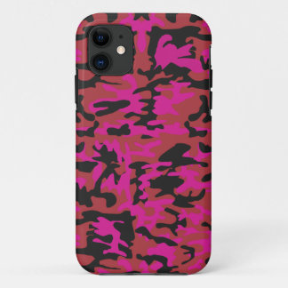 Capa Para iPhone Da Case-Mate Teste padrão do camo do rosa quente