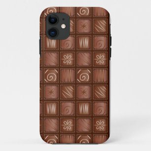 Capa Para iPhone Da Case-Mate Teste padrão do chocolate