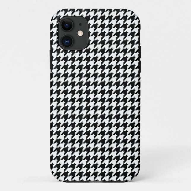 Capa Para iPhone Da Case-Mate teste padrão do houndstooth (Verso)