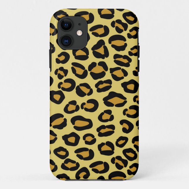 Capa Para iPhone Da Case-Mate Teste padrão do leopardo (Verso)
