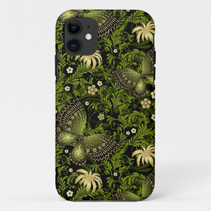 Capa Para iPhone Da Case-Mate Teste padrão do Verde-ouro do primavera