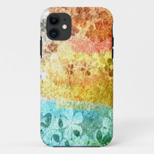 Capa Para iPhone Da Case-Mate Teste padrão floral colorido 3 do grunge do
