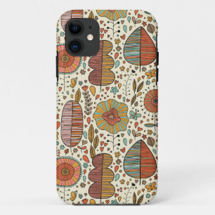 Capa Para iPhone Da Case-Mate Teste padrão floral do verão feito das folhas