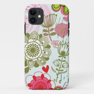 Capa Para iPhone Da Case-Mate Teste padrão floral no estilo retro 2