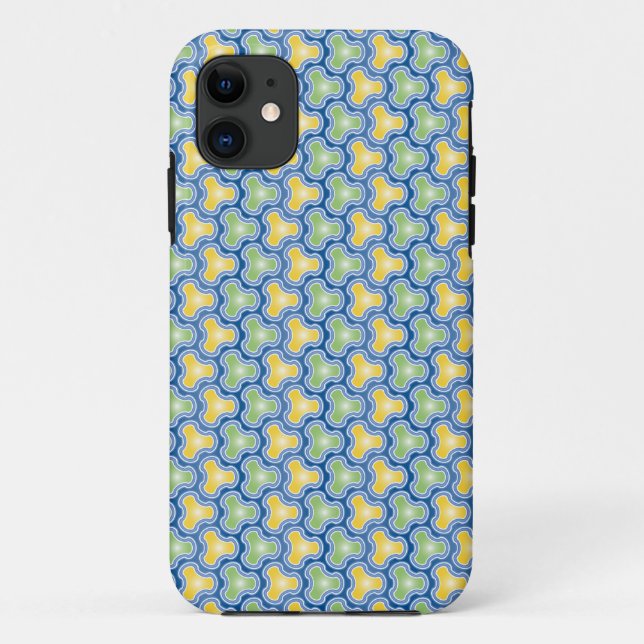 Capa Para iPhone Da Case-Mate teste padrão na moda do papel de parede (Verso)