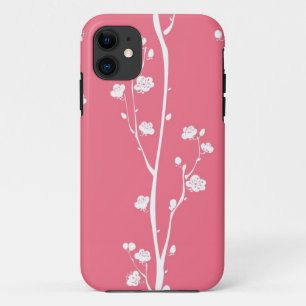 Capa Para iPhone Da Case-Mate Teste padrão oriental da flor da ameixa