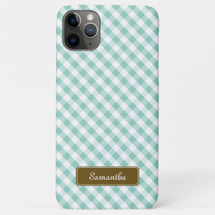 Capa Para iPhone Da Case-Mate Teste padrão Pastel bonito do guingão da hortel