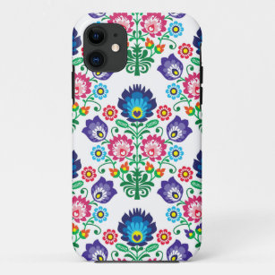 Capa Para iPhone Da Case-Mate Teste padrão popular floral polonês tradicional do
