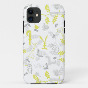Capa Para iPhone Da Case-Mate teste padrão que indica os animais 2 do bebê
