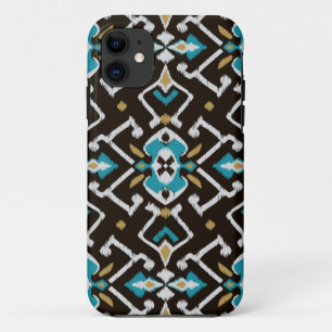 Capa Para iPhone Da Case-Mate Teste padrão tribal do ikat preto geométrico
