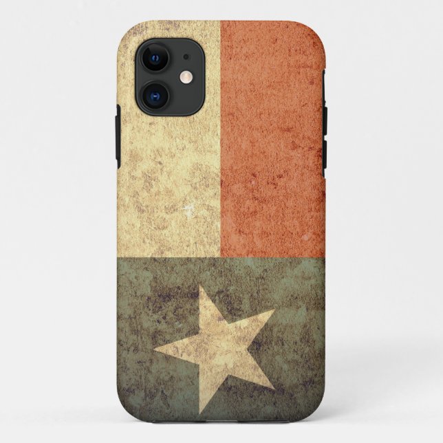 Capa Para iPhone Da Case-Mate Texas Flag - Grunge (Verso)