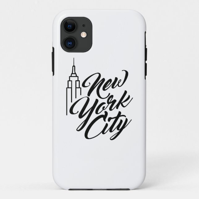 Capa Para iPhone Da Case-Mate Texto do Script NYC (Verso)