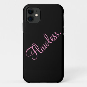 Capa Para iPhone Da Case-Mate Texto sem falhas preto e rosa