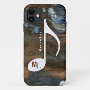 Capa Para iPhone Da Case-Mate textura envelhecida da nota musical personalizada