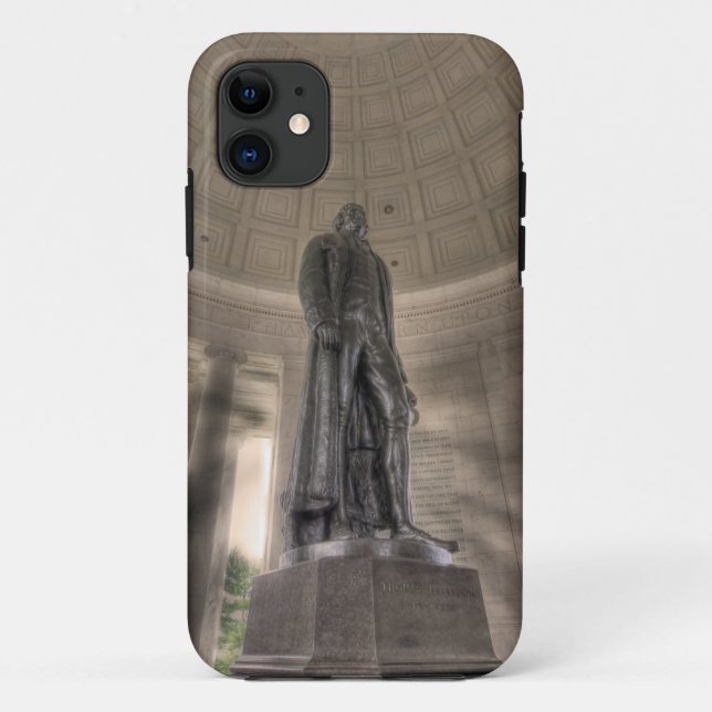 Capa Para iPhone Da Case-Mate Thomas Jefferson Memorial Bronze Estátua (Verso)