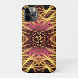 Capa Para iPhone Da Case-Mate Threads de Geometria do ouro Aum OM
