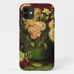 Capa Para iPhone Da Case-Mate Tigela de Peonies e Rosa, Vincent van Gogh