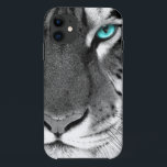 Capa Para iPhone Da Case-Mate Tigre Branco Preto<br><div class="desc">cinza branca de olhos tigre preta</div>