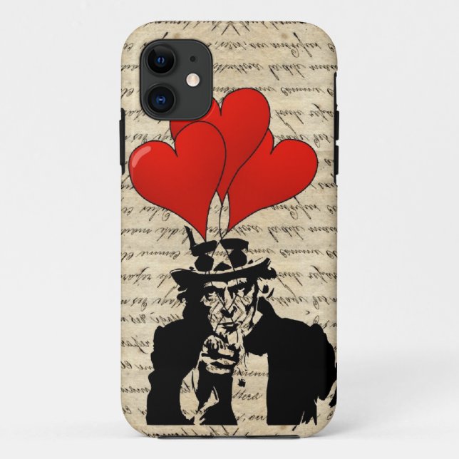 Capa Para iPhone Da Case-Mate Tio Sam e balões (Verso)
